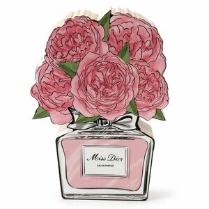 Dior Miss Dior Floral Perfume Bottle Art Standee NWT Home Decor